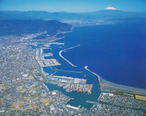 小川港の航空写真