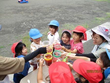 みんなで乾杯