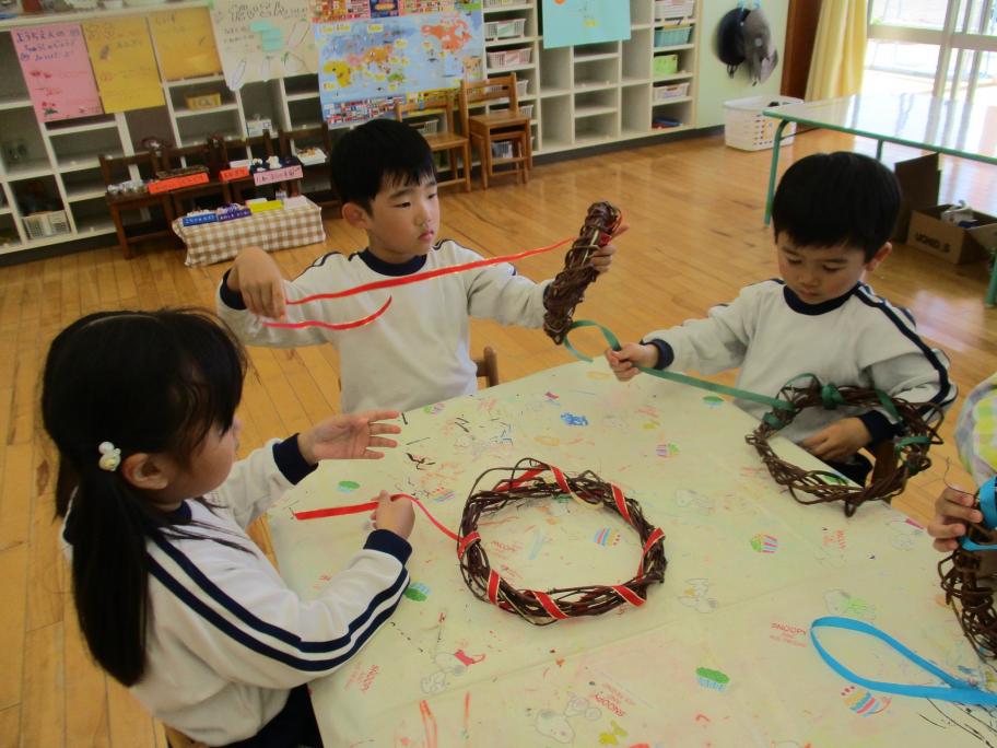 【大富】リース作り