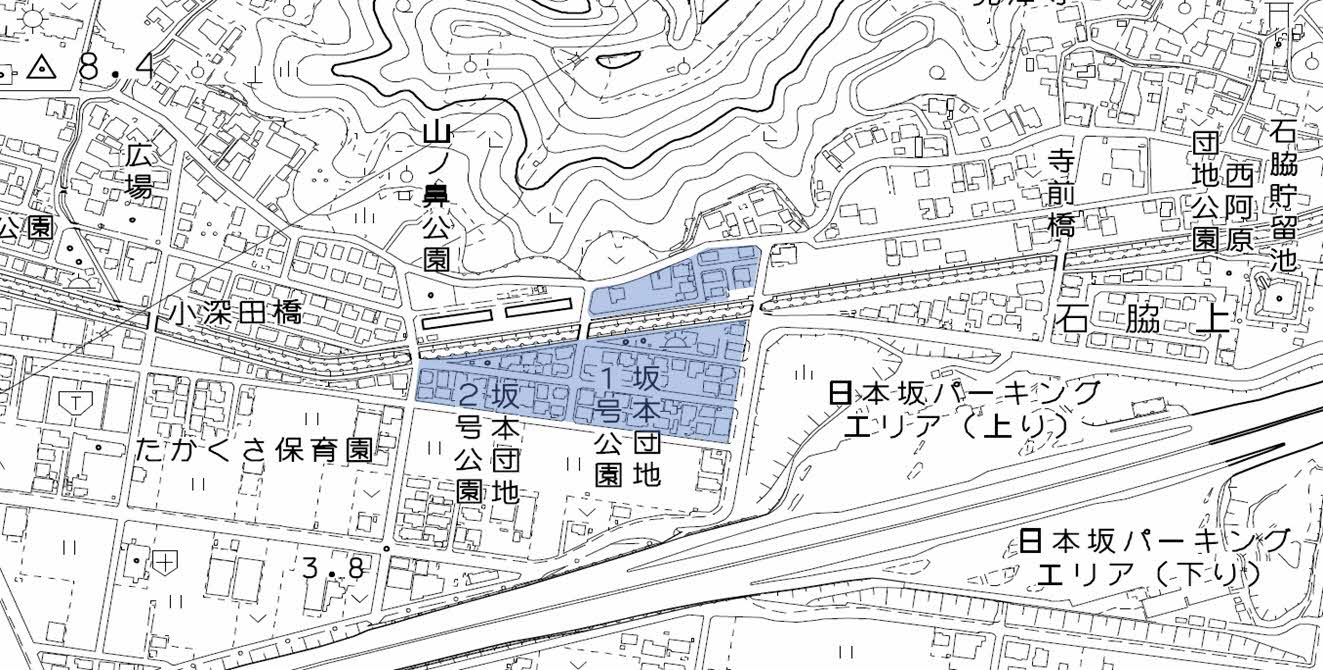 坂本住宅団地下水処理場