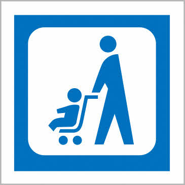 ベビーカーアイコンステッカー