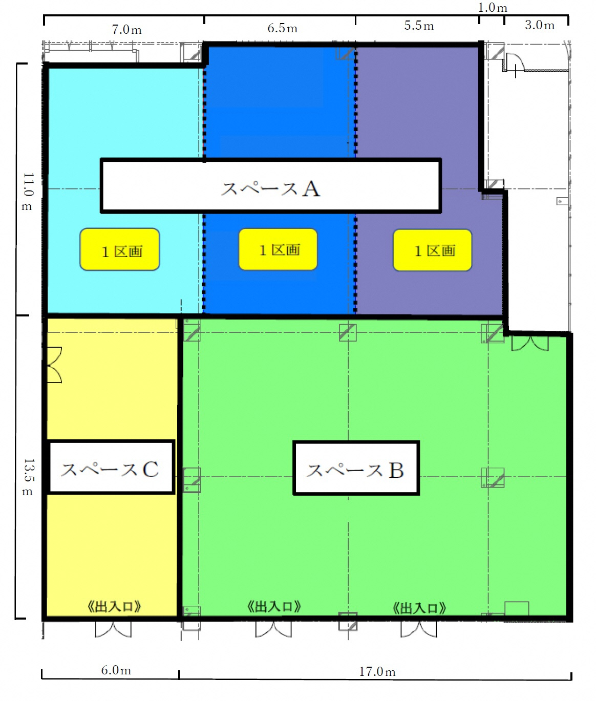 ギャラリー平面図