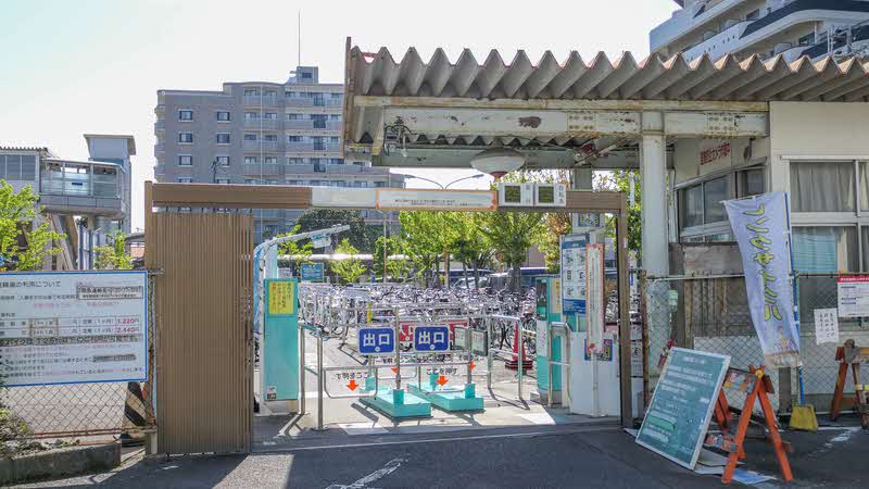 焼津駅北口自転車駐車場の外観