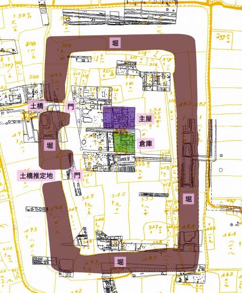 小川城反別図