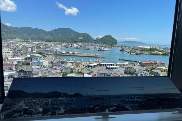 市役所展望ロビーからの風景
