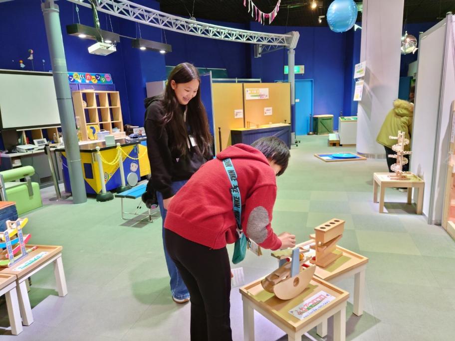 展示体験室での様子