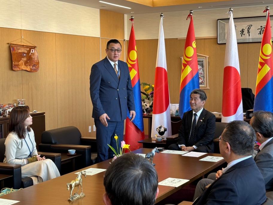 市長表敬訪問の様子