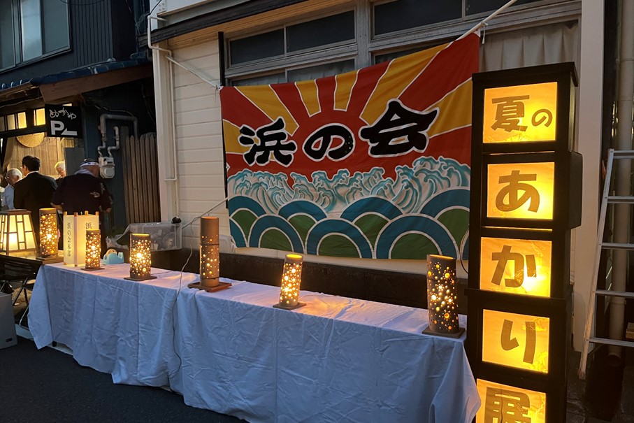 昨年の浜通りあかり展の様子