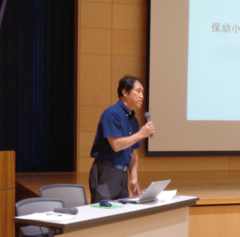 保幼小連絡会。講師宮村典雄氏。
