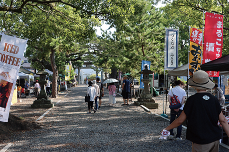 焼津神社朝市「壱の市」