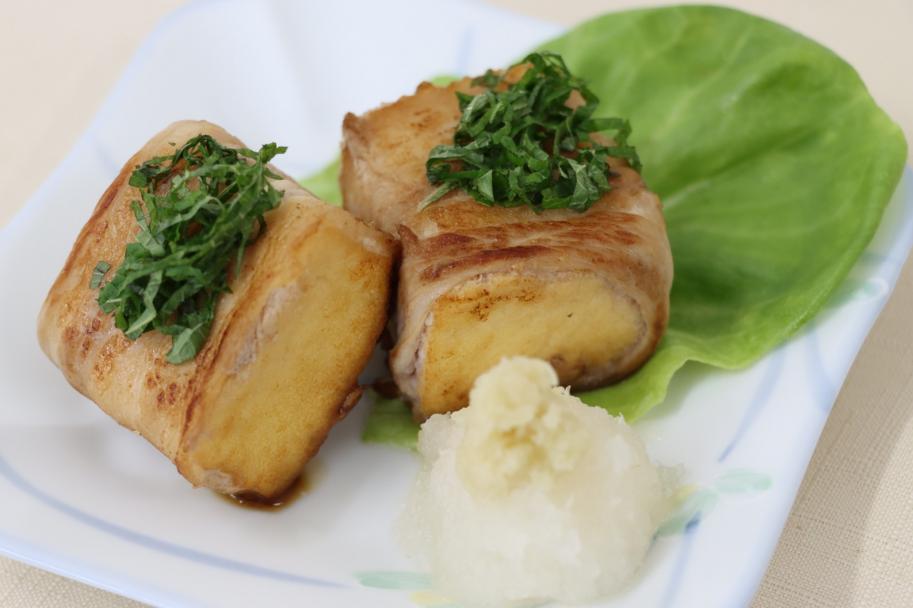 360厚揚げの肉巻き