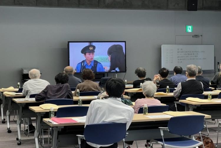 特殊詐欺対策セミナーの様子
