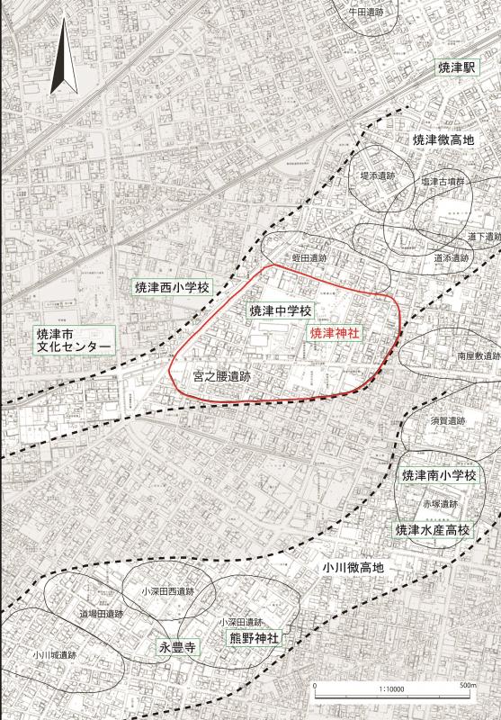 宮之腰遺跡周辺図