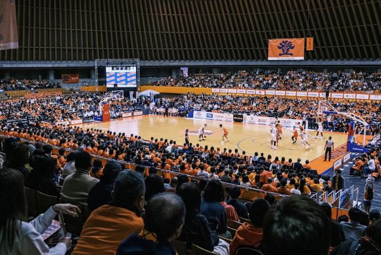 試合観戦の様子©VELTEX SHIZUOKA