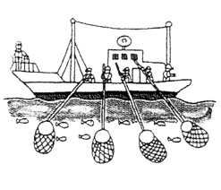 たもすくい網漁