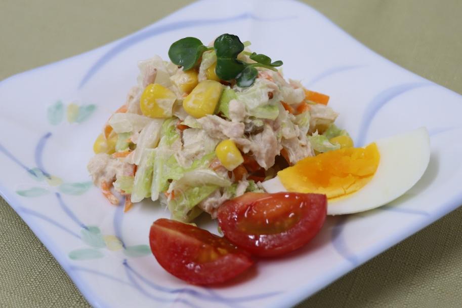 364シャキシャキ白菜コーンサラダ