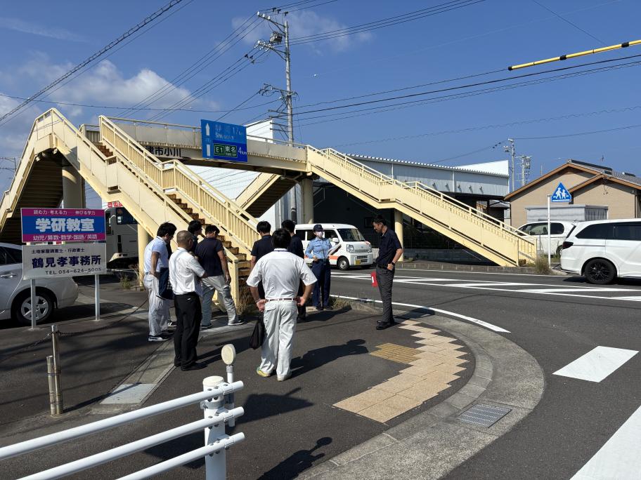 R7年度通学路等合同点検の様子