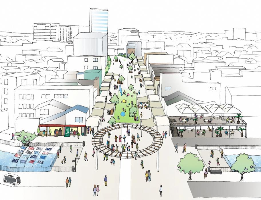 駅前通り商店街エリア