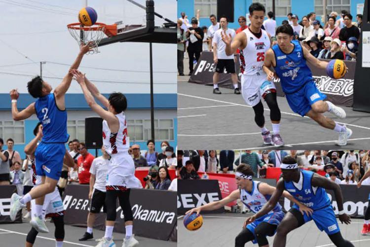 バスケットボール3X3大会の様子