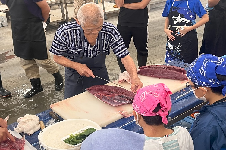 夏休み親子さかな料理教室