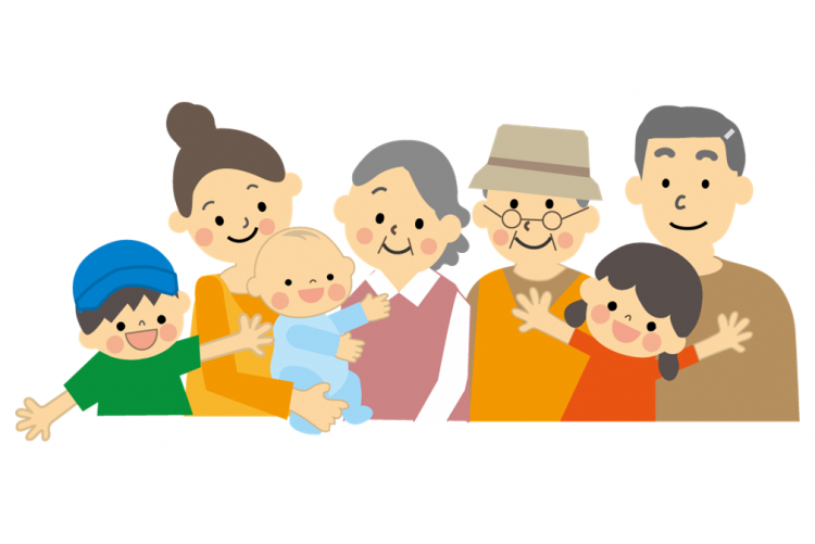 家族のイラスト