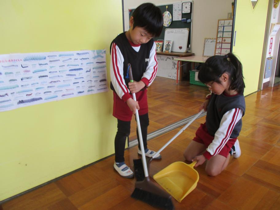 自分のことは自分でする子