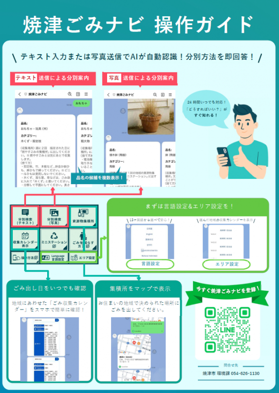 焼津ごみナビ操作ガイド