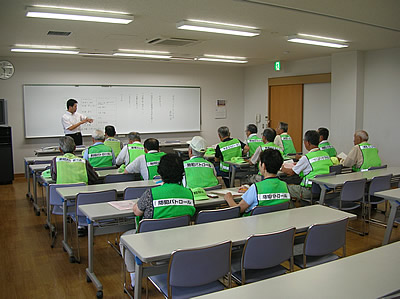 防犯研修会の開催状況の写真