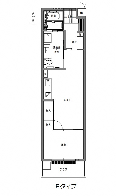 富士見団地間取り図E