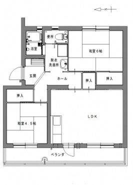 塩津団地間取り図