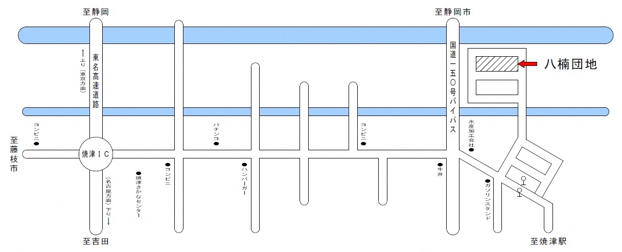 八楠団地地図