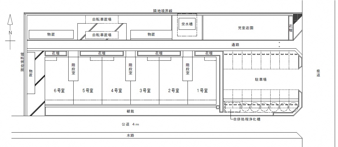 柳新屋団地配置図