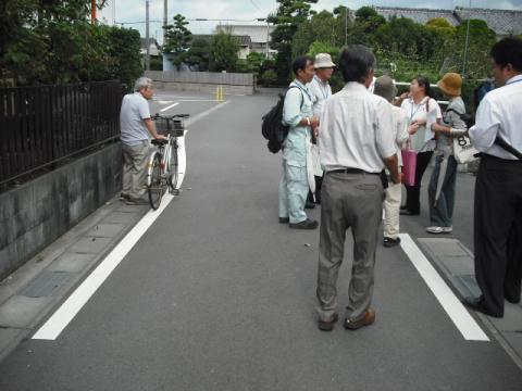 豊田地区現地調査の様子