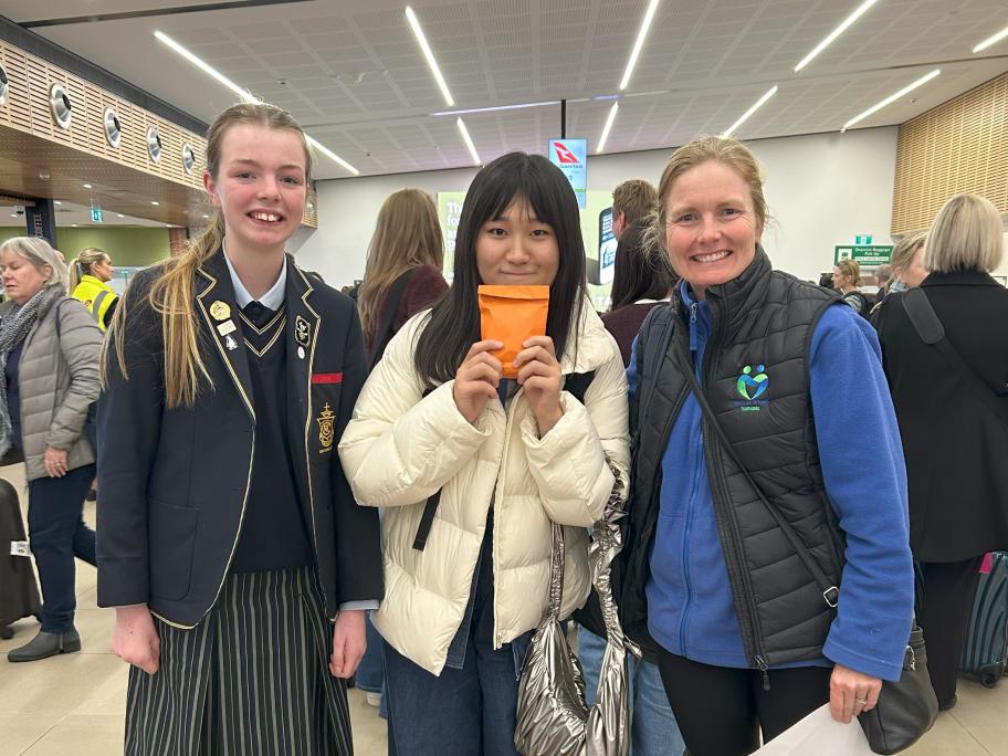 ホバート到着時の様子