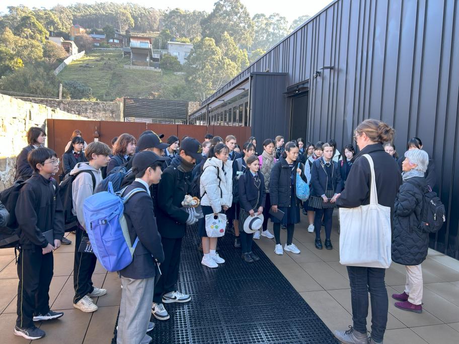 ホバート市見学の様子