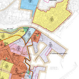 焼津市都市計画図
