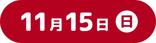 11月15日（日曜日）